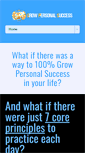 Mobile Screenshot of growpersonalsuccess.com